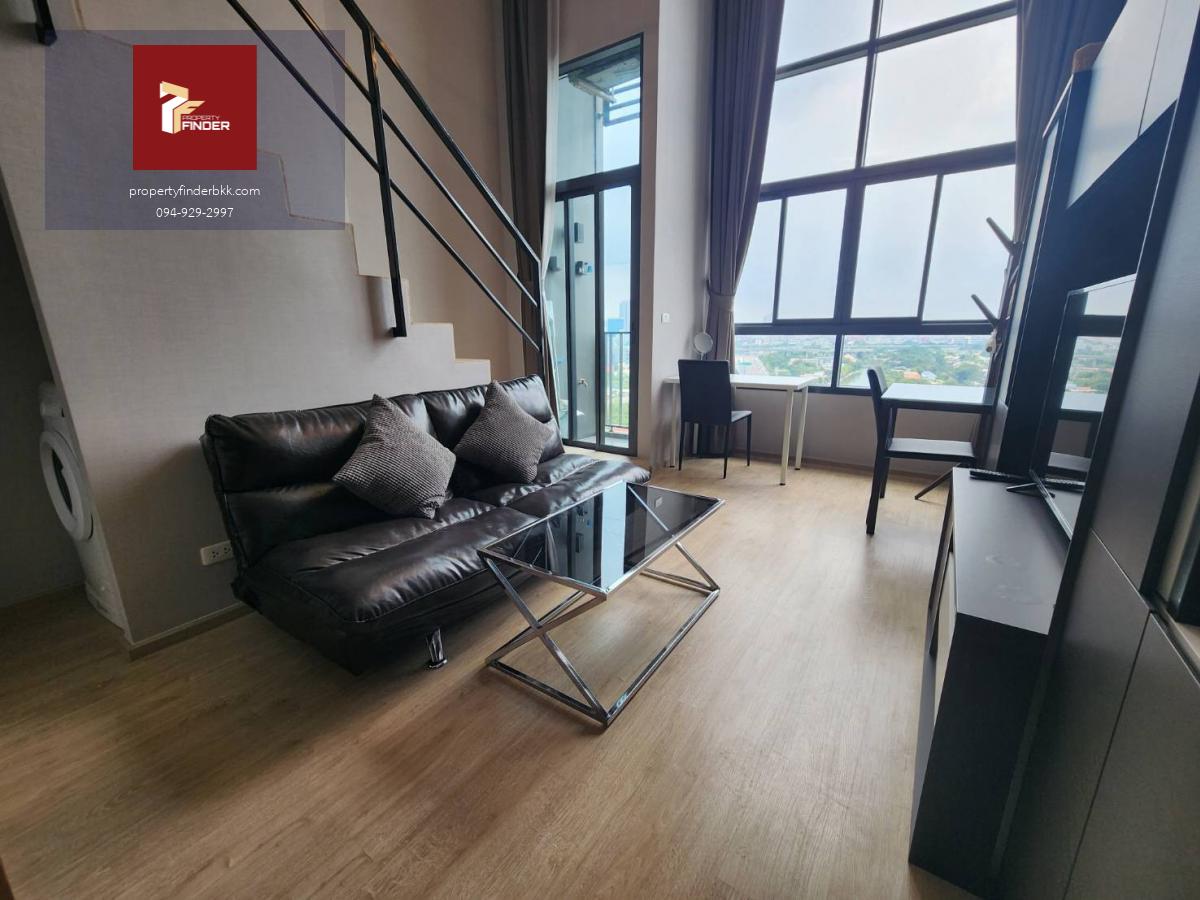 ให้เช่าคอนโด ไอดีโอ พระราม 9-ตัดใหม่ [Ideo New Rama 9]  พร้อมย้ายเข้า 1 ม.ค.69 ห้อง Duplex แต่งสวย วิวเมือง