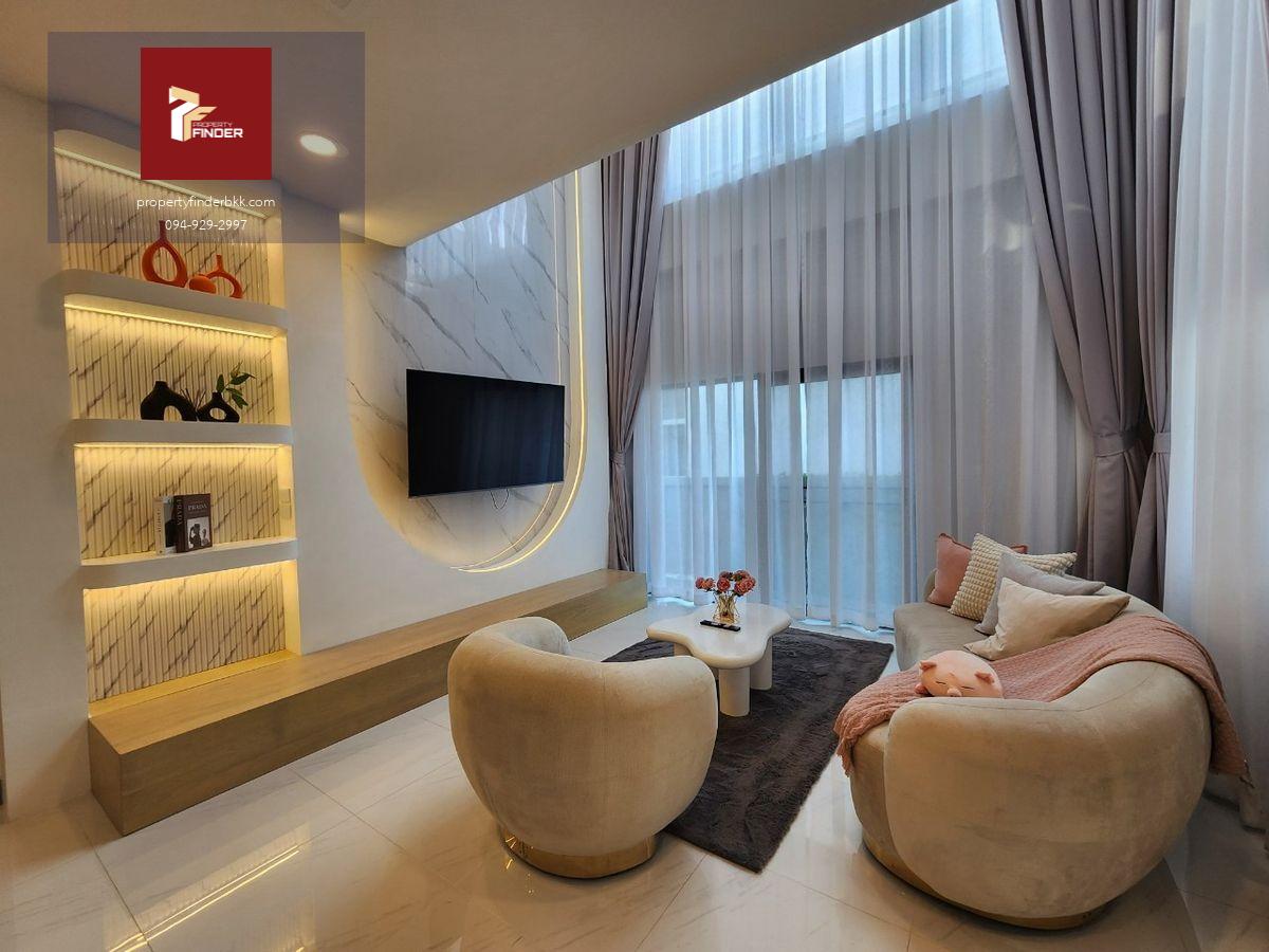 RL-098 ให้เช่าบ้านเดี่ยว  เดอะ ซิตี้ บางนา ( The City Bangna ) ขนาด 70 ตร.ว.  พื้นที่ใช้สอยเยอะ ตกแต่งสวยหรู   ใกล้ MEGA BANGNA