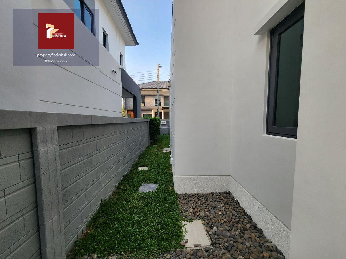 RL-099  ให้เช่าบ้านเดี่ยว เดอะ ซิตี้ บางนา ( The City Bangna ) ขนาด 86 ตร.ว. ตกแต่งสวย โมเดิร์น  ใกล้ถนนเมน  วิวสวน